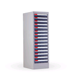 欧晟办公效率柜文件整理柜抽屉式合同档案柜票据单据柜凭证柜a4纸文件柜文档柜 单列小15抽无门