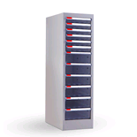 欧晟办公效率柜文件整理柜抽屉式合同档案柜票据单据柜凭证柜a4纸文件柜文档柜 单列12抽大6小6